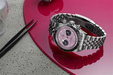 chrono tudor rosa|tudor chrono pink qr code.